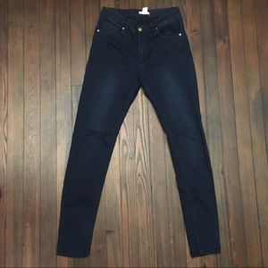 H&M Super Skinny Stretch High Dark Jeans 12 (10)